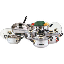 Amazon Vendor 304 Stainless Steel Cookware Saucepan Pot Pan Set